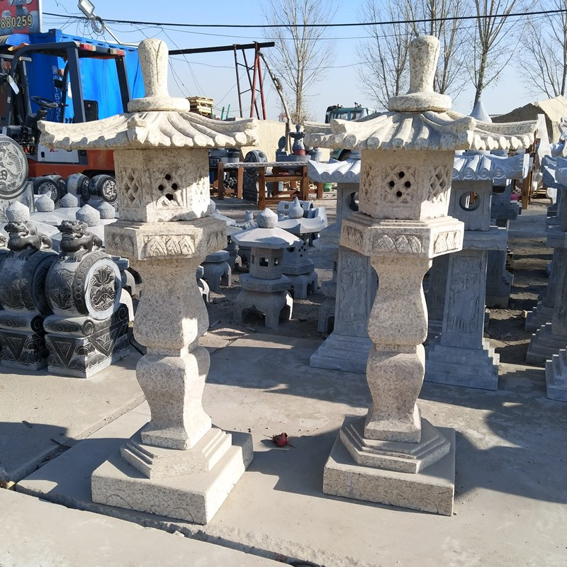 Japanese Granite Lanterns